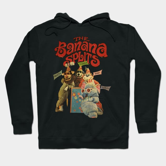 VINTAGE THE BANANA SPLITS TEAM Hoodie by bospizza99